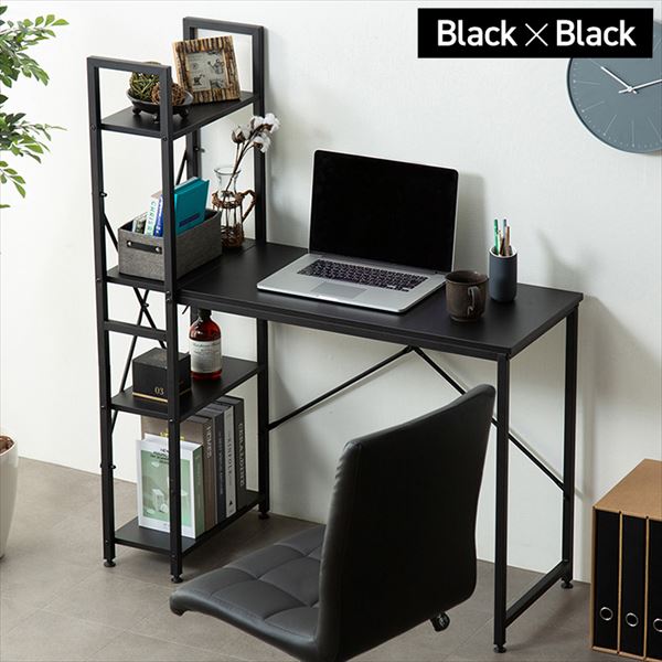 ラック付きデスク|幅100cm|ライトナチュラル/ホワイト_17