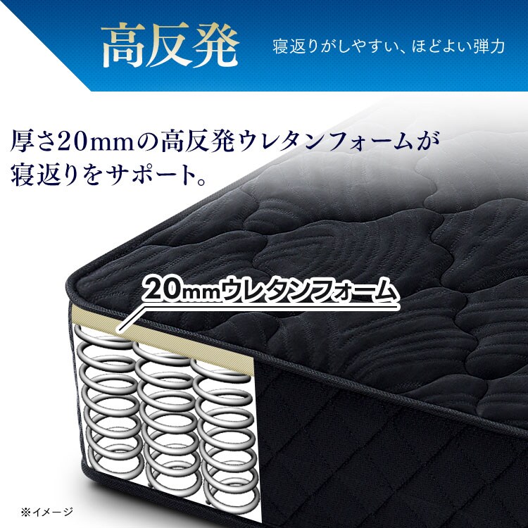 Sheep ポケットコイルマットレスシングル厚さ20p全3色_8