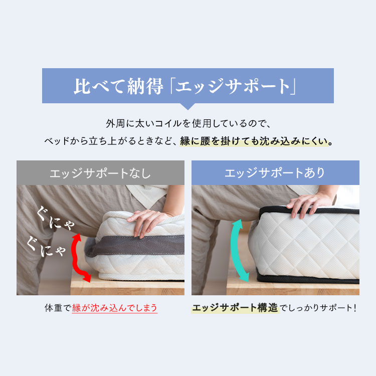 Sheep ポケットコイルマットレスシングル厚さ20p全3色_10