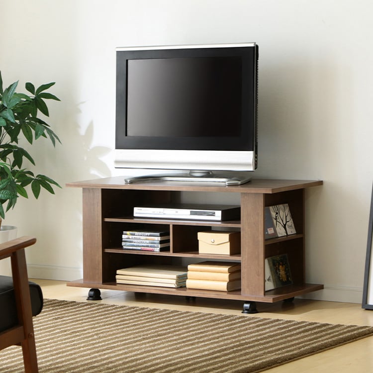 キャスター付きテレビ台 100cm│OAB-100 全4色_4