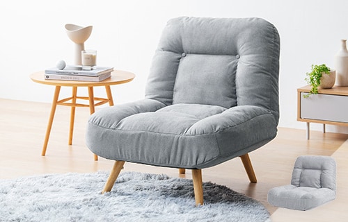 2WAY 1人掛けポケットコイルソファ